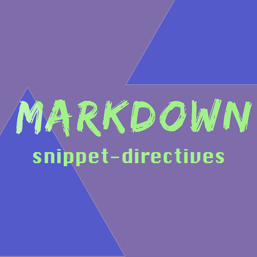 Markdown Snippet Directives